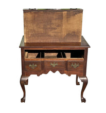 Load image into Gallery viewer, Antique Queen Anne Pennsylvania Walnut Dressing Table / Lowboy With Trifid Feet