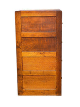 Load image into Gallery viewer, 20TH C ANTIQUE LIBRARY BUREAU LEGAL SIZE ARTS &amp; CRAFTS 4 DRAWER FILE CABINET