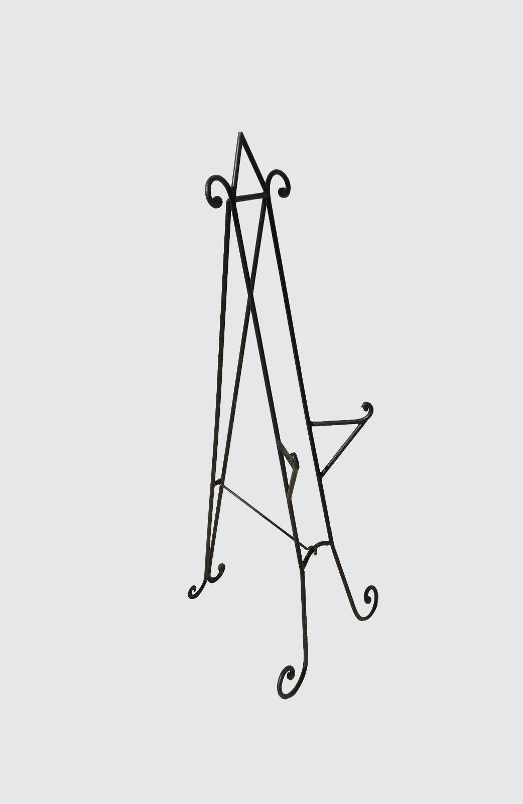 DECORATIVE WROUGHT IRON ARTS & CRAFTS STYLE EASEL