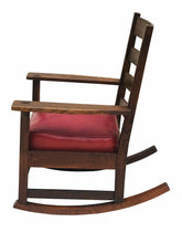 Load image into Gallery viewer, EARLY 20TH C ANTIQUE ARTS &amp; CRAFTS / MISSION OAK L &amp; JG STICKLEY ARM CHAIR