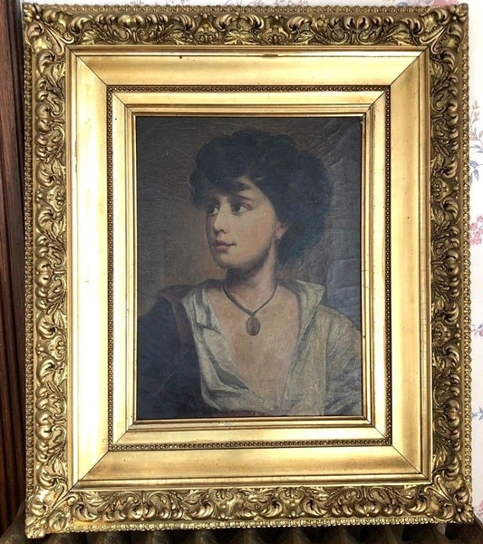 EXCEPTIONALLY WELL EXECUTED 19TH CENTURY PORTRAIT OF STRIKINGLY BEAUTIFUL WOMAN