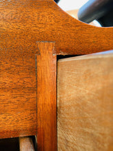 Load image into Gallery viewer, 20TH C CHIPPENDALE ANTIQUE STYLE MAHOGANY BONNET TOP HIGHBOY DRESSER / CHEST