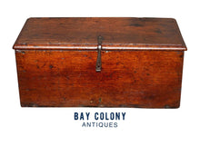 Load image into Gallery viewer, 18th C Antique Queen Anne Pennsylvania Walnut Document Box / Chest