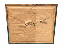 Load image into Gallery viewer, 19th C Antique Hooked Rug In Gold Gilt Frame