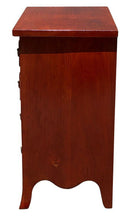 Load image into Gallery viewer, 20TH C HEPPLEWHITE ANTIQUE STYLE CHERRY BACHELORS CHEST / NIGHTSTAND