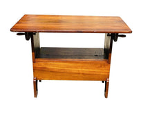 Load image into Gallery viewer, 18TH C ANTIQUE COUNTRY PRIMITIVE QUEEN ANNE PINE TILT TOP TAVERN / DINING TABLE