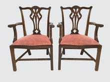 Load image into Gallery viewer, EXCEPTIONALLY FINE SET OF 10 CHIPPENDALE STYLE MAHOGANY DINING CHAIRS-A-1 COND.