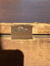 Load image into Gallery viewer, 18TH C ANTIQUE QUEEN ANNE PERIOD RED WASH 2 DRAWER LIFT TOP BLANKET BOX