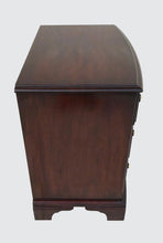 Load image into Gallery viewer, CHIPPENDALE STYLED HENKEL &amp; HARRIS BOW FRONT BACHELORS CHEST WITH WRITING SLIDE
