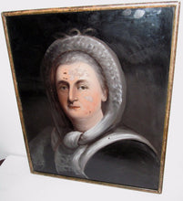 Load image into Gallery viewer, WILLIAM MATHEW PRIOR MARTHA WASHINGTON ON REVERSE GLASS PAINTING