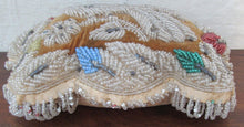 Load image into Gallery viewer, ANTIQUE NATIVE AMERICAN GLASS BEAD PIN CUSHION