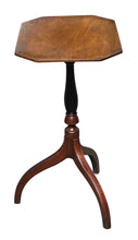 Load image into Gallery viewer, 18th C Antique Federal Period Virginia Walnut Tilt Top Candle Stand