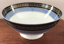 Load image into Gallery viewer, LIMOGES WILLIAM GUERIN &amp; CO JEWELERS AZURE &amp; COBALT BLUE PUNCHBOWL