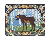 Load image into Gallery viewer, 20th C Antique Style Hand Hooked Rug With Moose Design - Claire Murray Nantucket