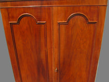 Load image into Gallery viewer, 19TH CENTURY VICTORIAN ROSEWOOD OVER SOLID YEW WOOD GENTLEMAN&#39;S WARDROBE