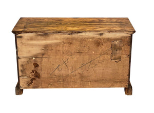 Antique Arts & Crafts Tiger Oak 6 Drawer File Cabinet / Hardware Cabinet