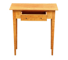 Load image into Gallery viewer, Vintage Tiger Maple One Drawer Nightstand / End Table - Curly Maple Table