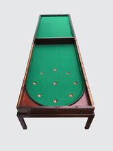 Load image into Gallery viewer, EXCEPTIONAL 19TH C MAHOGANY BAGATELLE PARLOR TABLE GAME ON FITTED FRAME