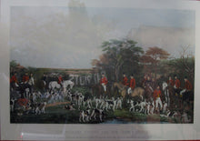 Load image into Gallery viewer, BRITISH FOX HUNT PRINT &quot;SIR RICHARD SUTTON &amp; THE QUORN HOUNDS&quot;