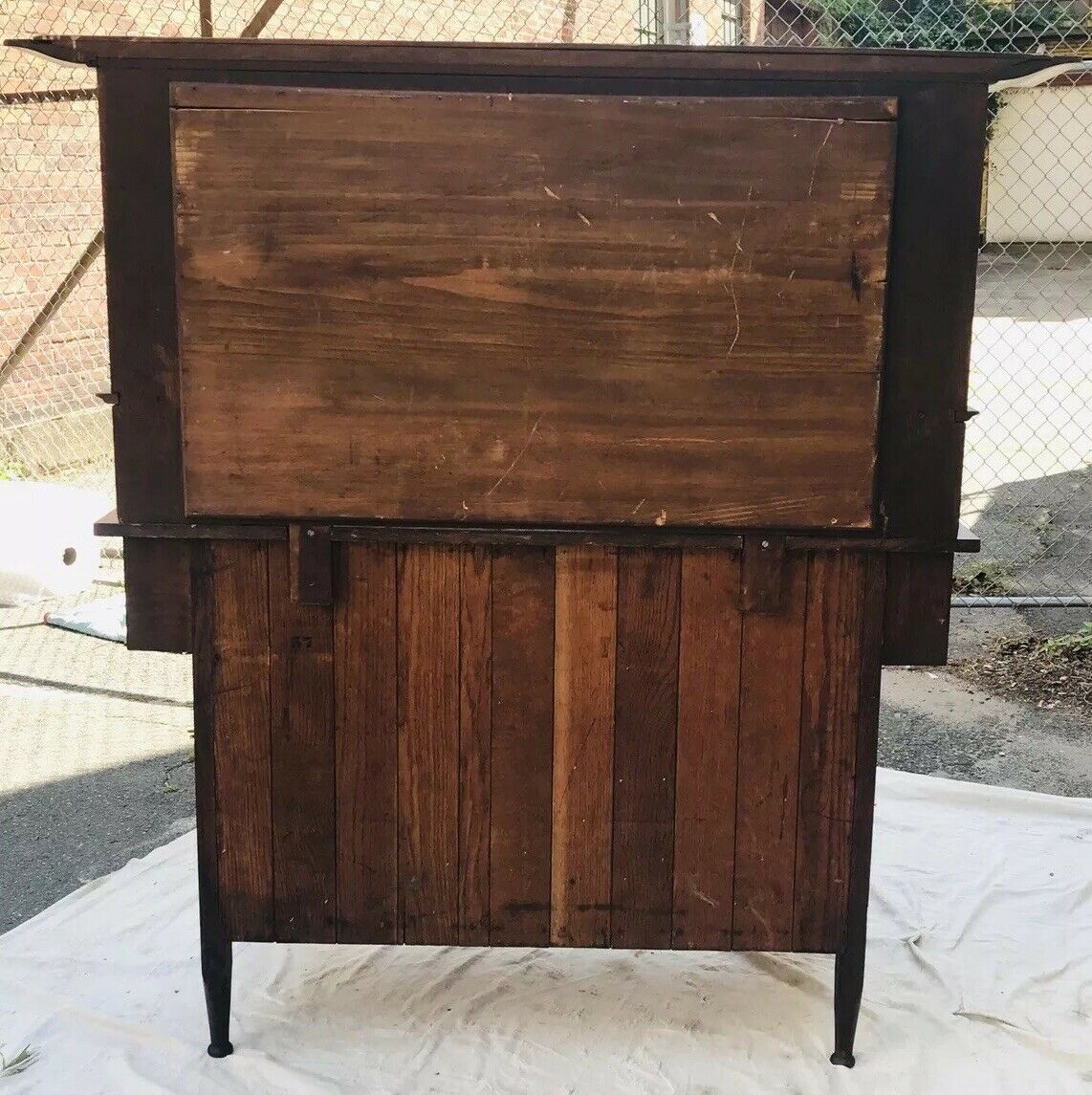 20TH C ANTIQUE ARTS & CRAFTS / MISSION OAK SIDEBOARD / SERVER ~ ART NOUVEAU