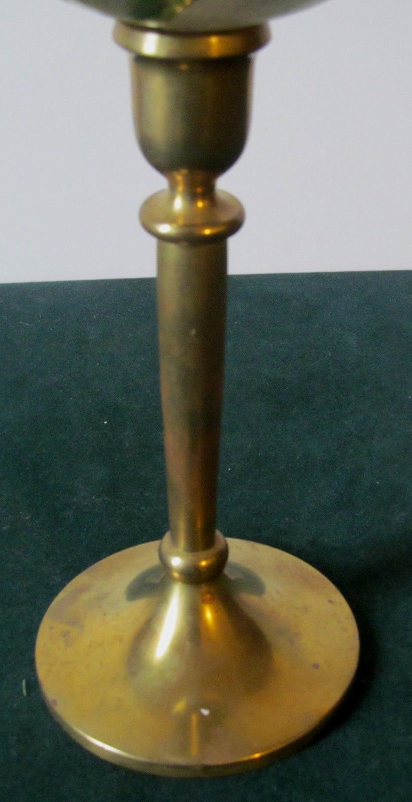 SIGNED PARIS 19TH CENTURY ANTIQUE COLORED FLORAL PAINTED PONTIL PEG LAMP