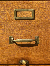 Load image into Gallery viewer, 20th C Antique Arts &amp; Crafts Tiger Oak File Cabinet