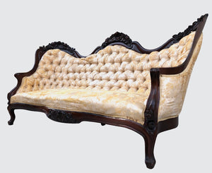 Important Victorian Carved Rosewood "Rosalie" Sofa Set By John Henry Belter
