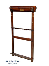 Load image into Gallery viewer, Antique Arts &amp; Crafts Mahogany Brunswick Balke Collender Billiard&#39;s Rack