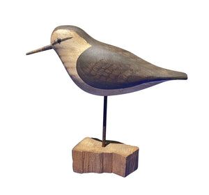 20th C Vintage Carved & Painted Shorebird - William Kirkpatrick Sandpiper Decoy