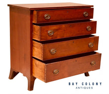 Load image into Gallery viewer, 18TH C ANTIQUE PENNSYLVANIA HEPPLEWHITE CHERRY DRESSER / CHEST