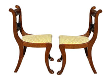 Load image into Gallery viewer, 19th C Antique Pair Of Classical Carved Mahogany Chairs - Duncan Phyfe Nyc