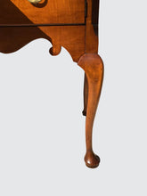 Load image into Gallery viewer, EARLY BAKER FURNITURE CO TIGER MAPLE QUEEN ANNE STYLED SIDEBOARD