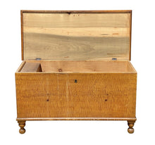 Load image into Gallery viewer, Antique Queen Anne Pennsylvania Six Board Blanket Chest in Grain Painted Surface