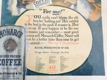 Load image into Gallery viewer, 20TH C LADIES HOME JOURNAL MONARCH COFFEE ADVERTISING PRINT &amp; ORIGINAL LABEL