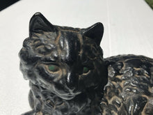Load image into Gallery viewer, HUBLEY BLACK CAT CAST IRON DOORSTOP #1248