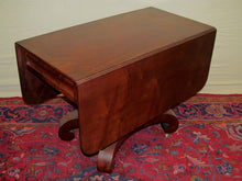 Load image into Gallery viewer, EXCEPTIONAL EMPIRE MAHOGANY BREAKFAST TABLE ON FINELY FORMED OGEE BASE