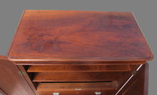 Load image into Gallery viewer, 19TH CENTURY VICTORIAN ROSEWOOD OVER SOLID YEW WOOD GENTLEMAN&#39;S WARDROBE