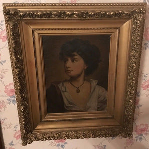 EXCEPTIONALLY WELL EXECUTED 19TH CENTURY PORTRAIT OF STRIKINGLY BEAUTIFUL WOMAN