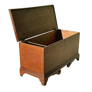 Antique Queen Anne Walnut Southern Blanket Box Circa 1780 - North Carolina