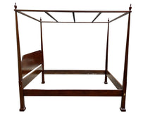 Load image into Gallery viewer, 20TH C HENKEL HARRIS QUEEN SIZE MAHOGANY FOUR POST TESTER / CANOPY BED