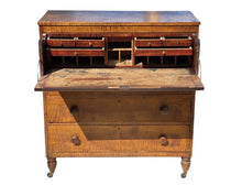 Load image into Gallery viewer, Federal Tiger Maple Country Butler&#39;s Desk in Original Surface Circa 1790 - 1810