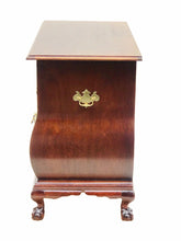 Load image into Gallery viewer, 20TH C BAKER MAHOGANY BOMBE / KETTLE FORM DRESSER / CHEST ~ CHIPPENDALE STYLE