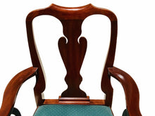 Load image into Gallery viewer, 20TH C SET OF 10 HENKEL HARRIS QUEEN ANNE ANTIQUE STYLE MAHOGANY DINING CHAIRS