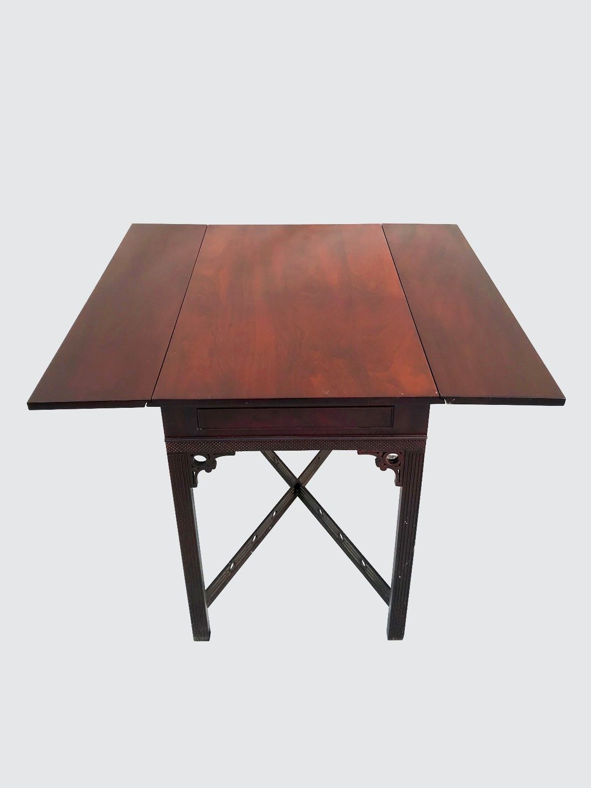 PAIR- EXCEPTIONALLY FINE TOWNSHEND GOODARD STYLE PEMBROKE TABLES BY ISRAEL SACKS