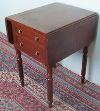 Load image into Gallery viewer, EARLY 19TH CENTURY SHERATON MID ATLANTIC CHERRY WORK TABLE