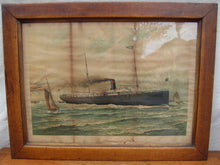 Load image into Gallery viewer, RARE A. HOEN BALTIMORE PRINT OF THE STEAMSHIP HOWARD