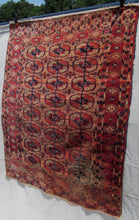 Load image into Gallery viewer, EXCELLENT ANTIQUE TEKKE BOHKARA ESTATE CARPET WITH SOFT MUTED COLORWAY