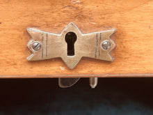 Load image into Gallery viewer, 19TH C ANTIQUE VICTORIAN WALNUT TAMBOUR FILE CABINET ~ JEWELRY CABINET