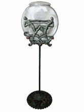 Load image into Gallery viewer, RARE EARLY 20TH C ANTIQUE ART DECO FISH BOWL STAND