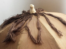 Load image into Gallery viewer, ANTIQUE VICTORIAN DOLLS PARASOL WITH SILK SHADE - WONDERFUL CARVING WORK
